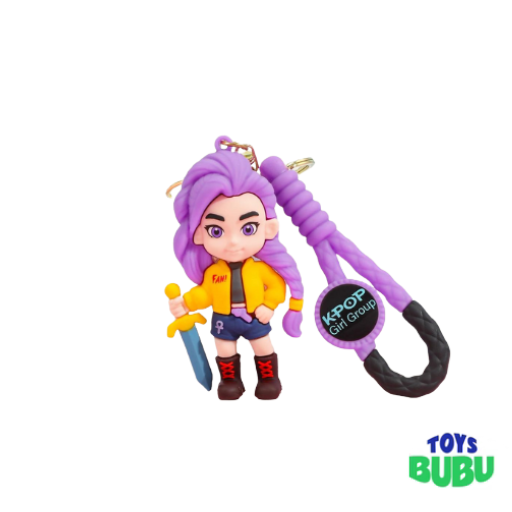 K Pop Demon Hunters Silicon Keychain