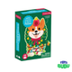 Christmas Corgi Scratch and Sniff Mini Puzzle by Mudpuppy