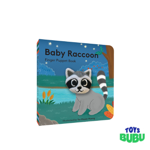 Baby Raccoon Finger Puppet Book - Interactive Story Book for Babies and Toddlers