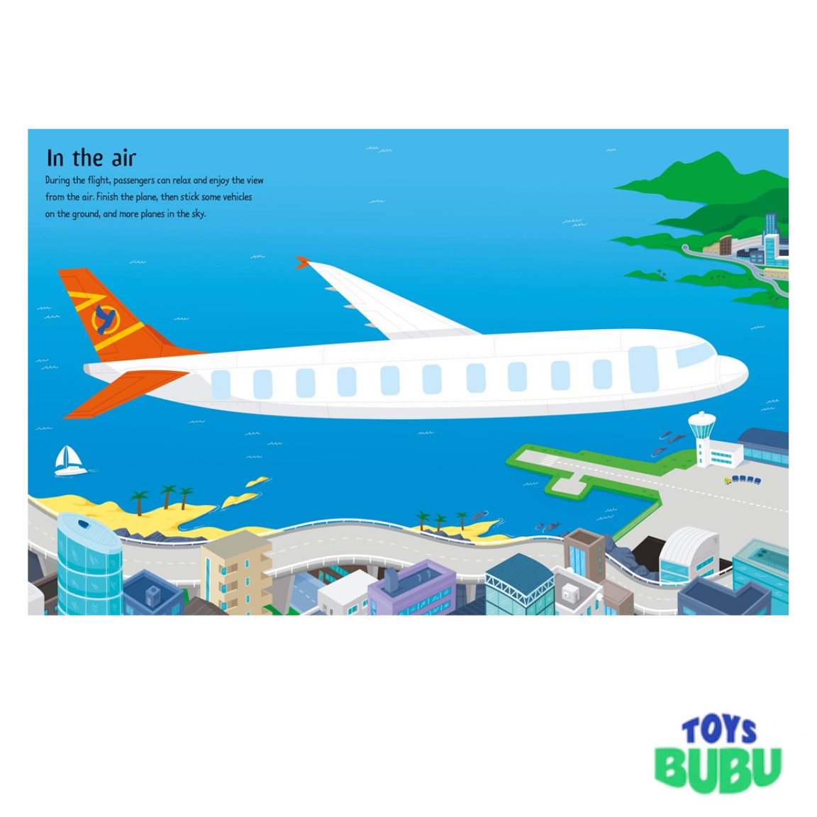 Airport Sticker Book for Kids – 100+ Stickers Travel Activity Book (Usborne)