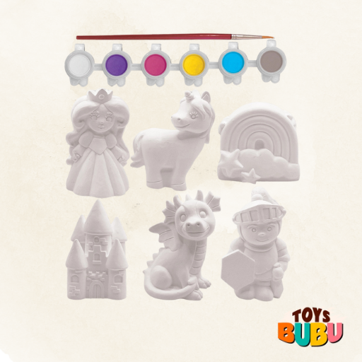Fairy Tale Friends - Plaster 6 figurine Paint Set