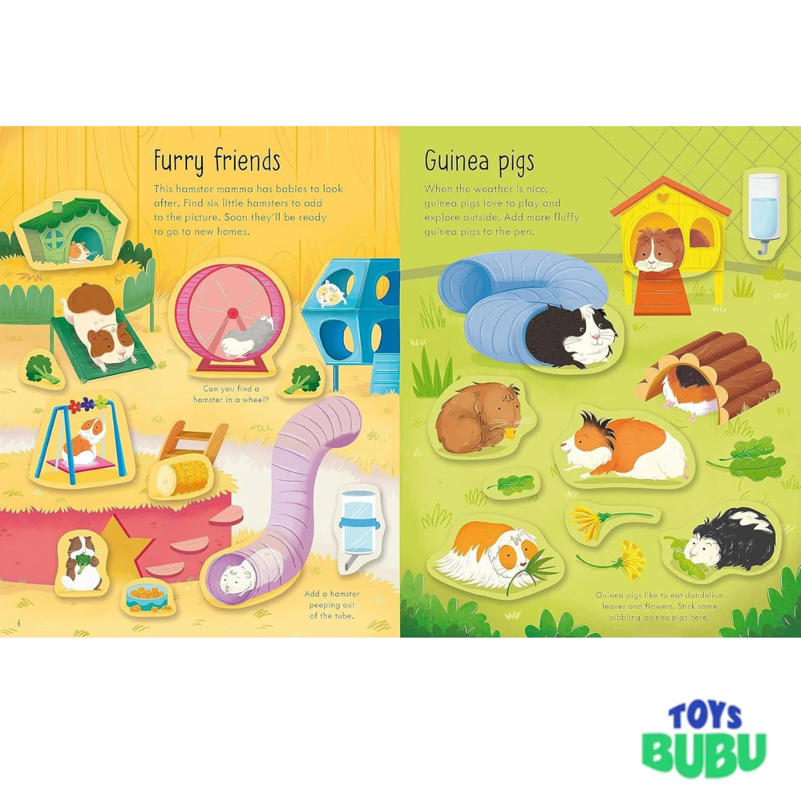 Pets Sticker Book for Kids – 150+ Animal Stickers Activity Book (Usborne)