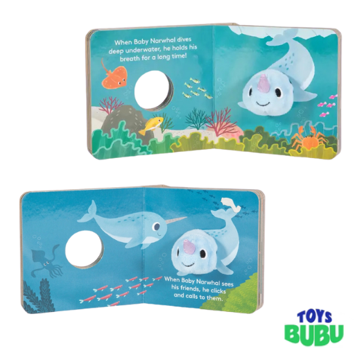 Baby Narwhal: Finger Puppet Book