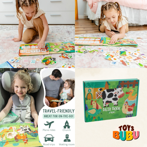 Farm Busy Book for Toddlers