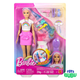 Barbie Rainbow Sparkle Hair Doll – Blonde Fashion Doll with Colorful Hair Styling