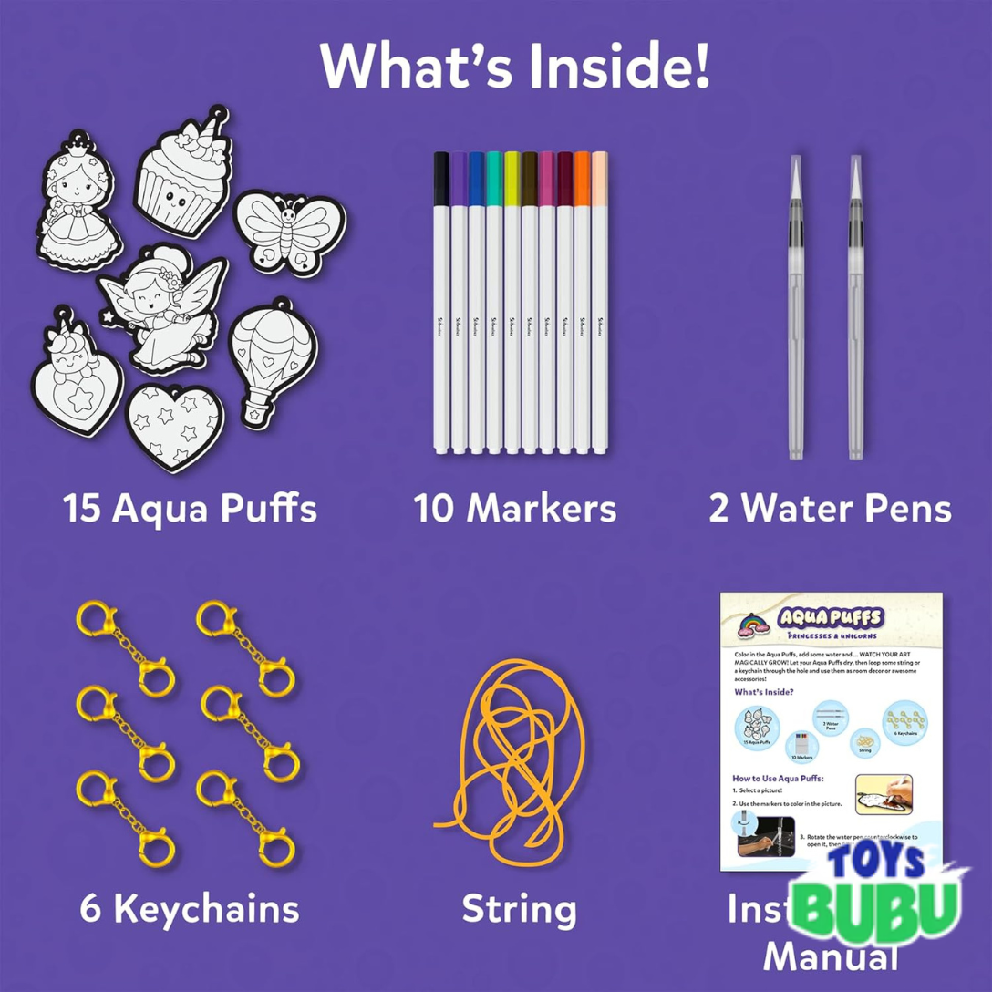 3D Art Aqua Puffs by Skillmatics