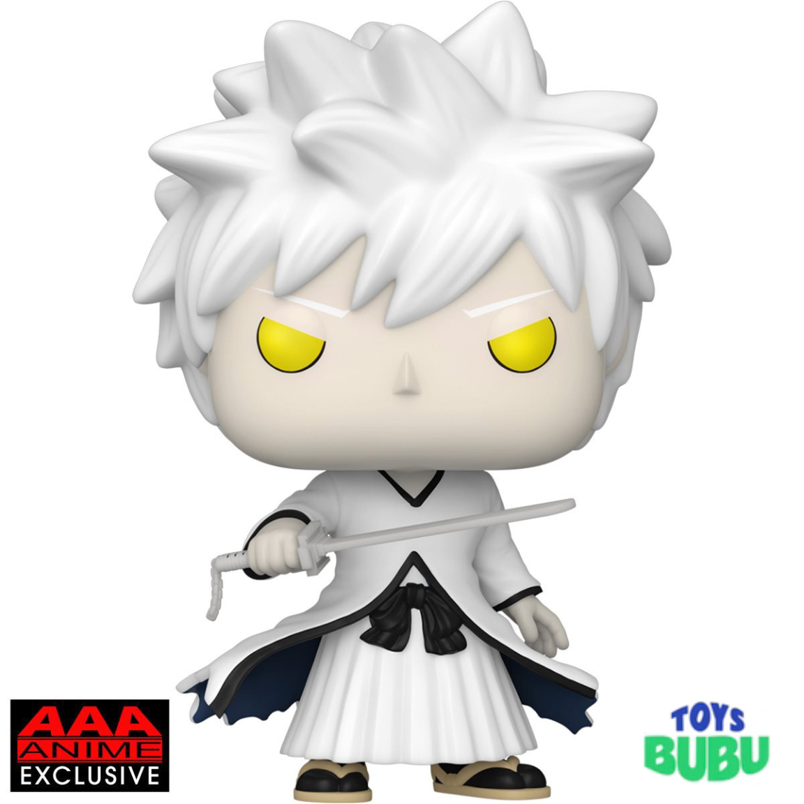 White Ichigo Kurosaki Funko Pop #1739 – Bleach AAA Anime Exclusive Vinyl Figure -4.5 inches (11.43 cm) tall