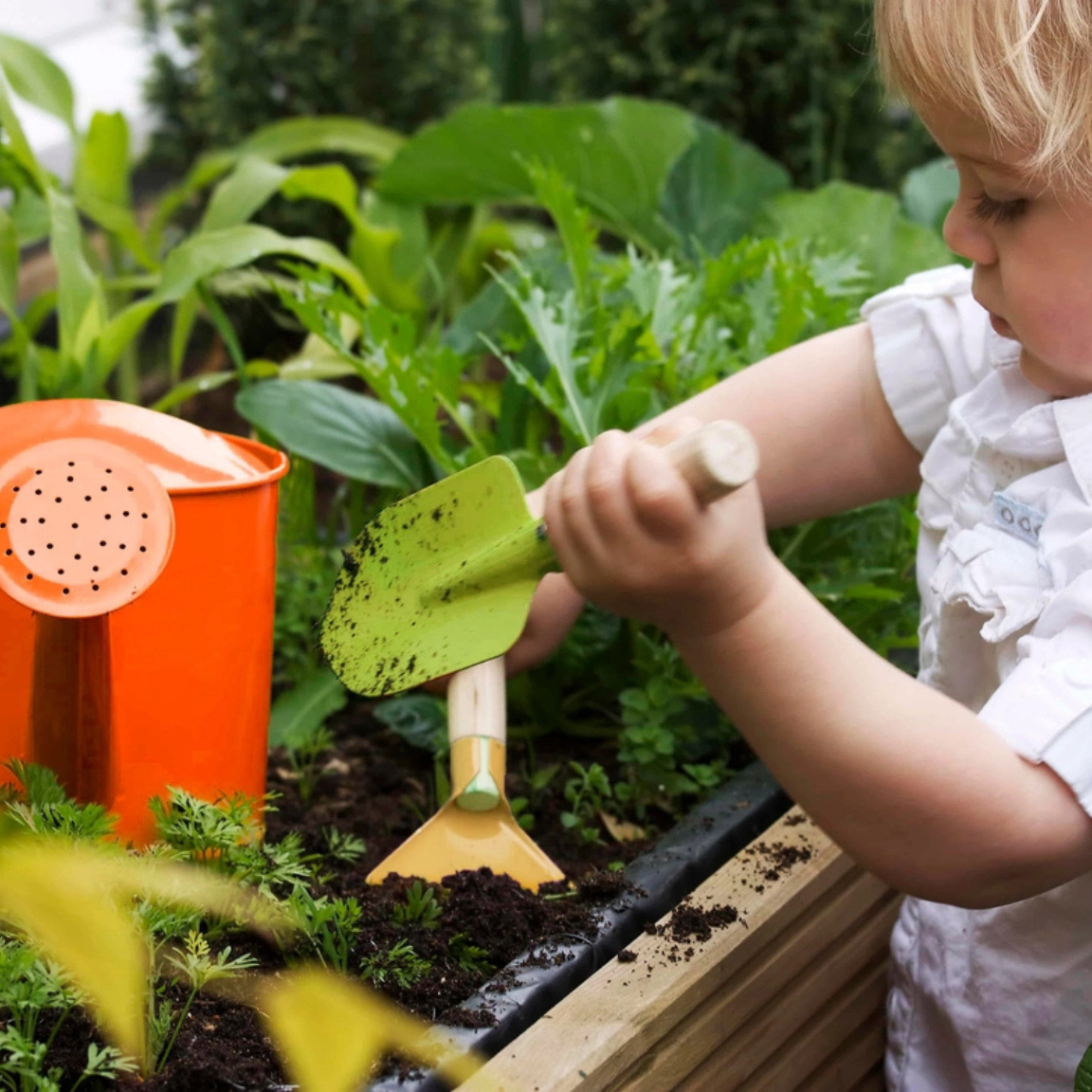 Kids Gardening Tool Set – Sunshine Outdoor Kit with Tote & Tools