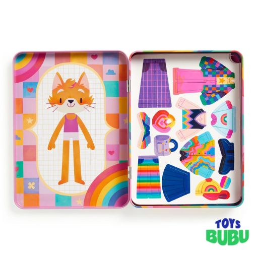 Rainbow Fashion Magnetic Play Set by Mudpuppy