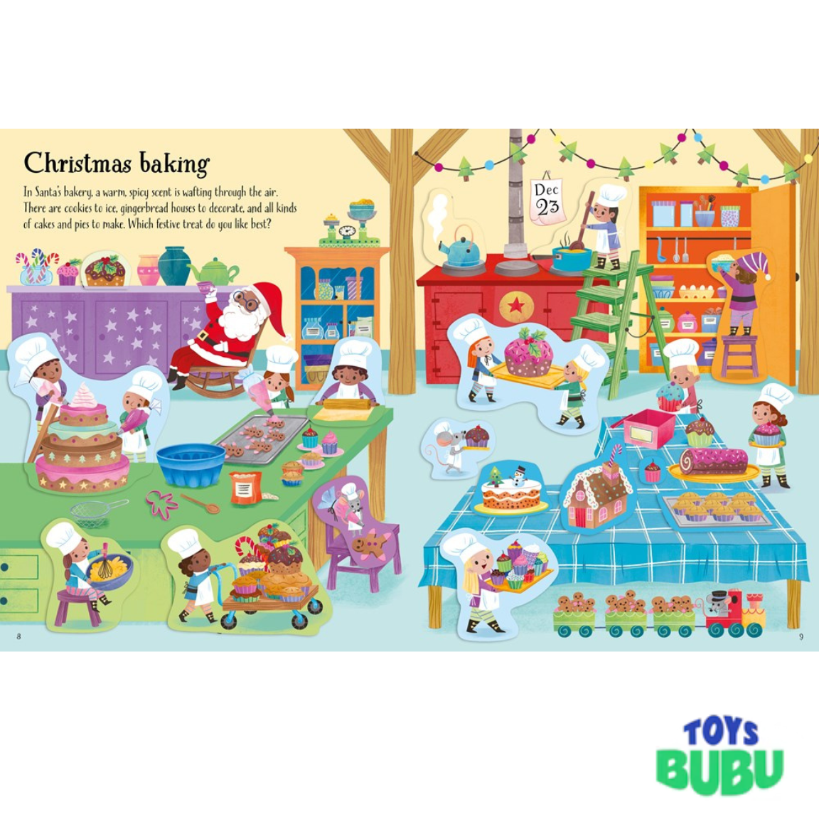 Christmas Sticker Book for Kids – 150+ Holiday Stickers Activity Book by Alice Beecham (Usborne)