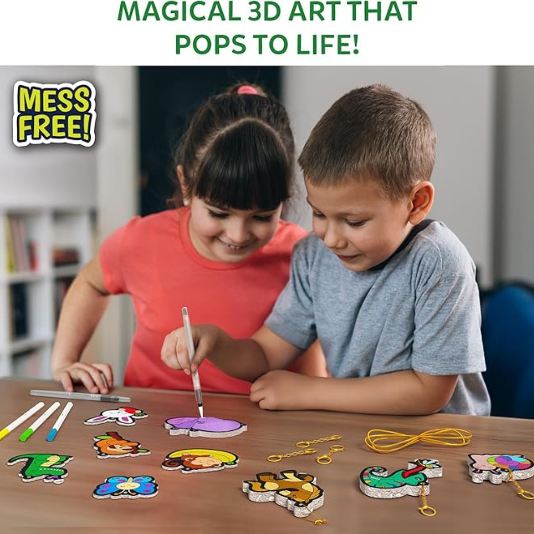 3D Art Aqua Puffs by Skillmatics