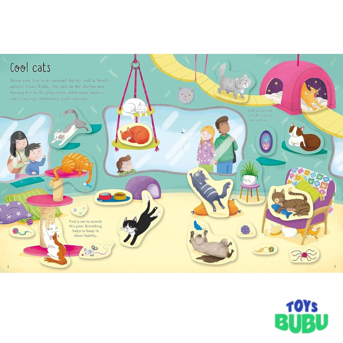 Pets Sticker Book for Kids – 150+ Animal Stickers Activity Book (Usborne)
