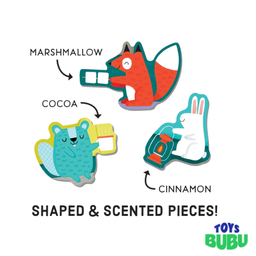 Campfire Friends Scratch and Sniff Puzzle by Mudpuppy