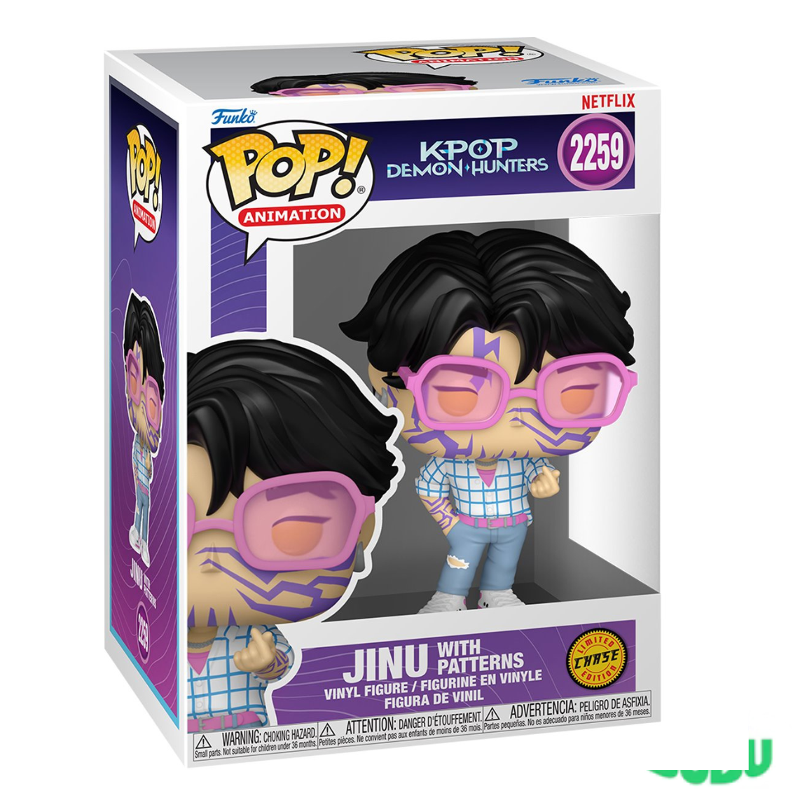 Jinu Funko Pop #2259 – KPop Demon Hunters Vinyl Figure Collectible - 3.75 Inches (9.5 cm) tall