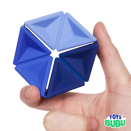 Speks Pivot Silicone Flexagon – Folding Fidget Toy for Stress Relief & Focus