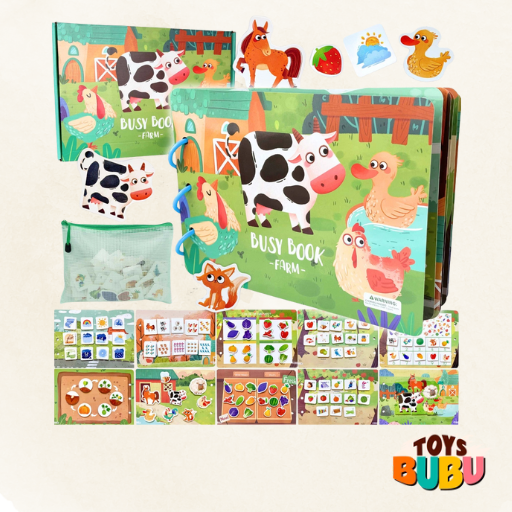 Farm Busy Book for Toddlers