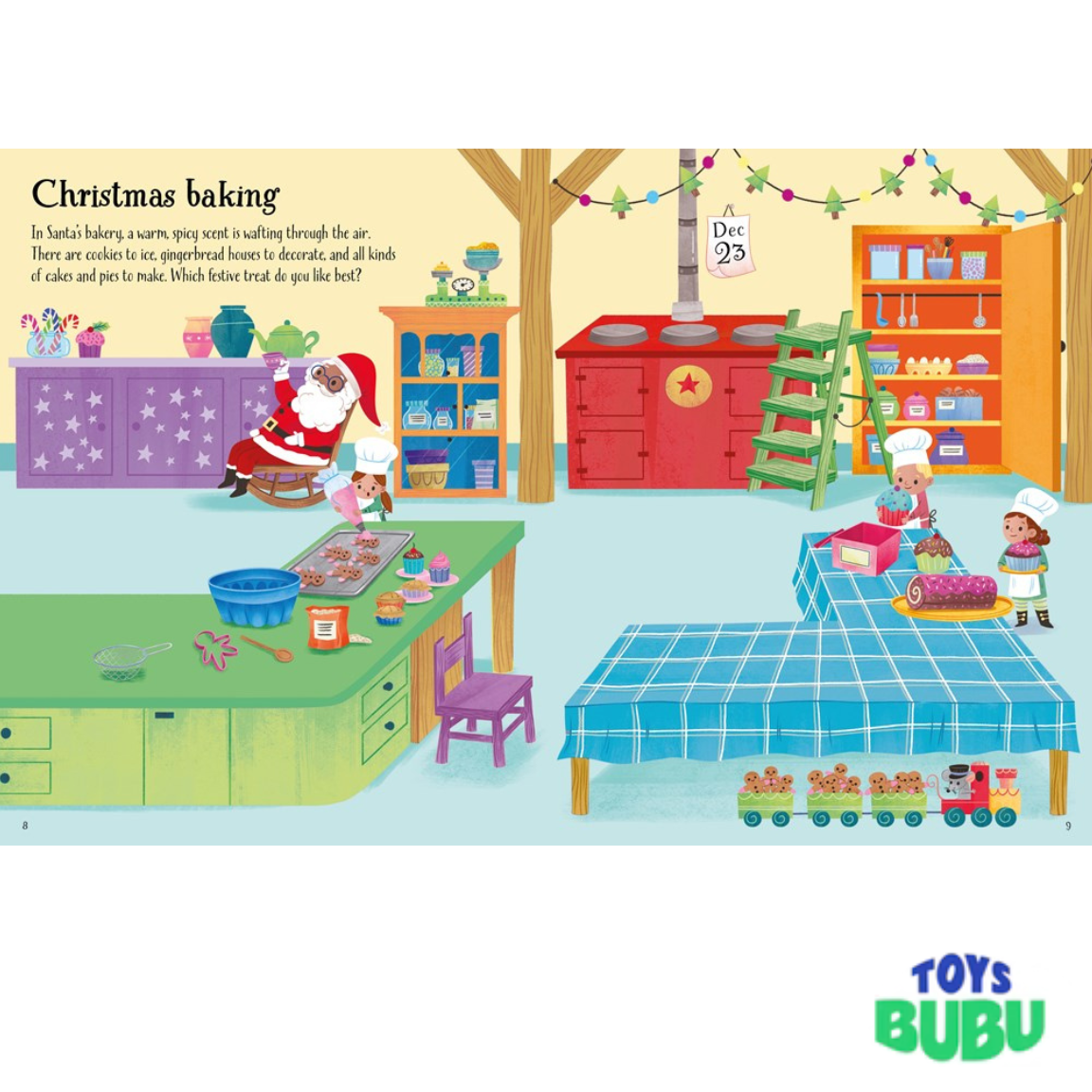 Christmas Sticker Book for Kids – 150+ Holiday Stickers Activity Book by Alice Beecham (Usborne)