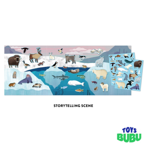 Arctic Life Sticker Play Reusable Activity Set