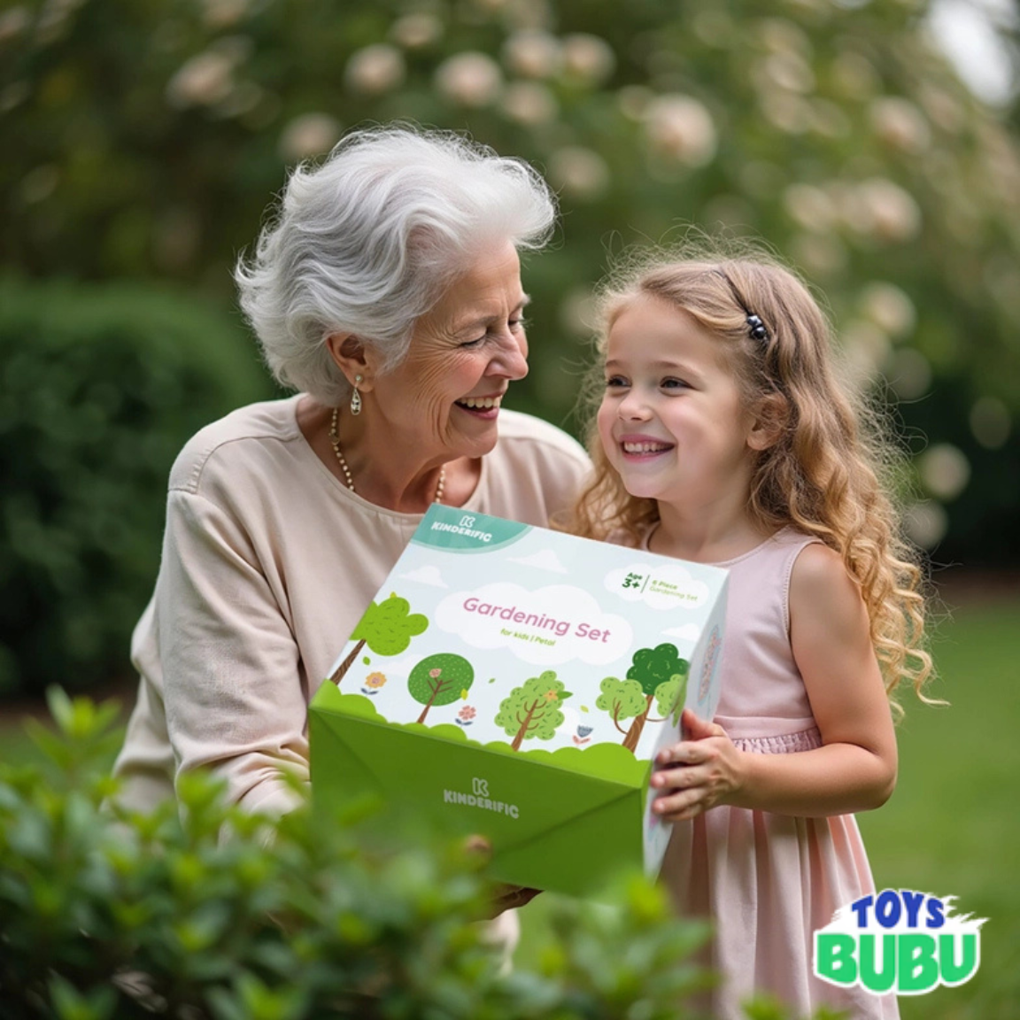 Kids Gardening Tool Set – Princess Pink Outdoor Kit with Tote & Tools