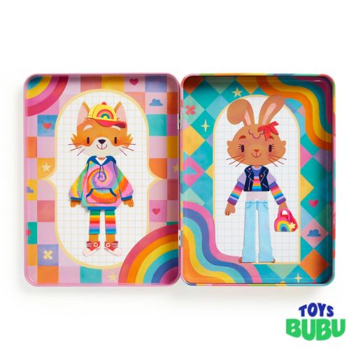Rainbow Fashion Magnetic Play Set by Mudpuppy