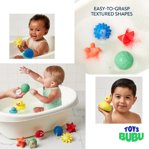 Itzy Splash Gift Set™ Soft Bath + Water Toys