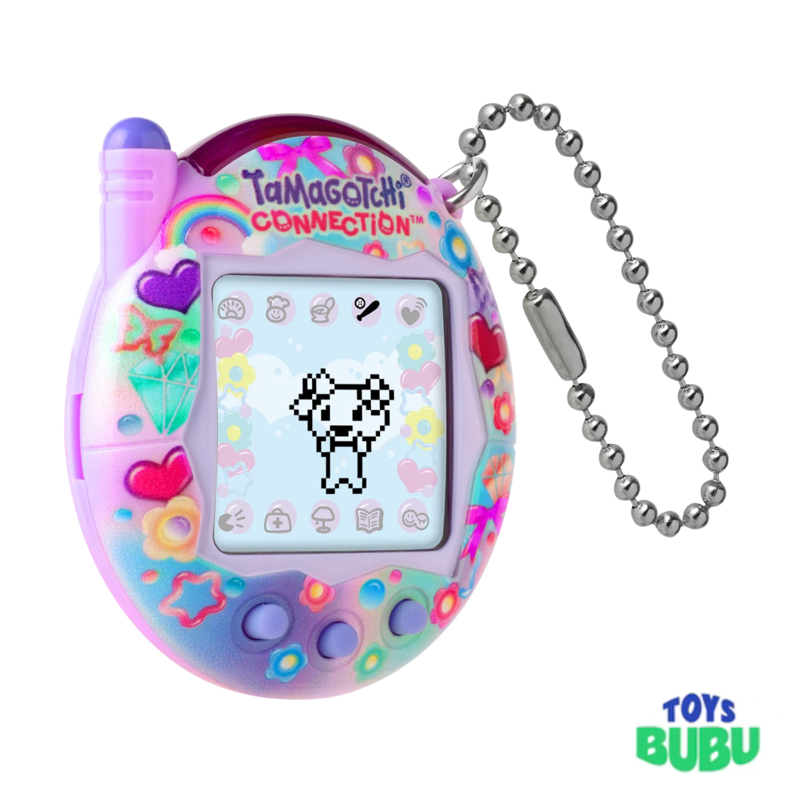 Tamagotchi Connection Sweet Charms Digital Pet – Interactive Virtual Pet Toy by Bandai