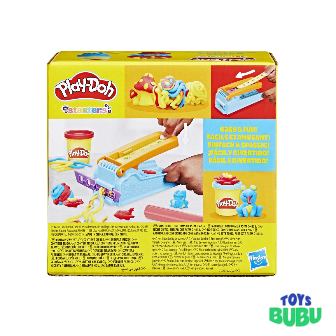 Play-Doh Fun Factory Starter Set – Kids Arts & Crafts Kit with 3 Colors (Ages 3+)