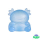 A light blue, translucent, squishy toy figure shaped like a cute cartoon creature with small horns, a smiling face, and a wavy line body, shown on a plain white background with a 'TOYS BUBU' logo in the bottom right corner.