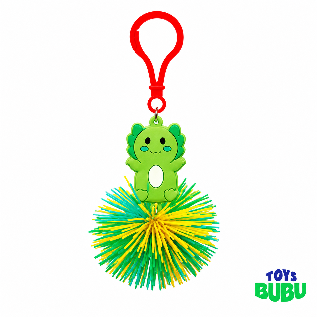 Axolotl Kush Backpack Buddy - Soft Clip-On Axolotl Keychain for Bags and Backpacks