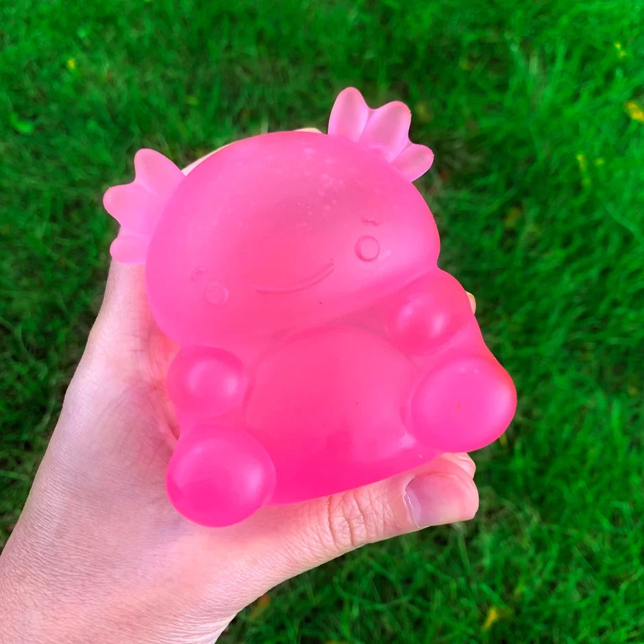 Squishy Axolotl Toy – Cute Sensory Fidget Toy for Kids