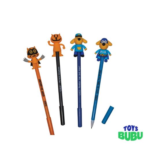 Dog Man Character Pen - Assorted Design