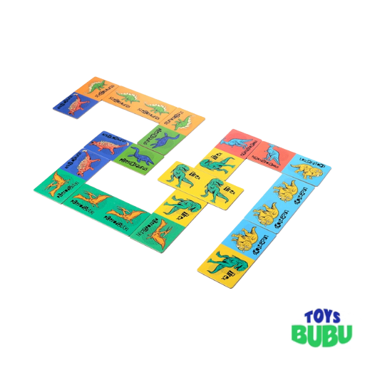 Dinosauria Kids Dominoes Set