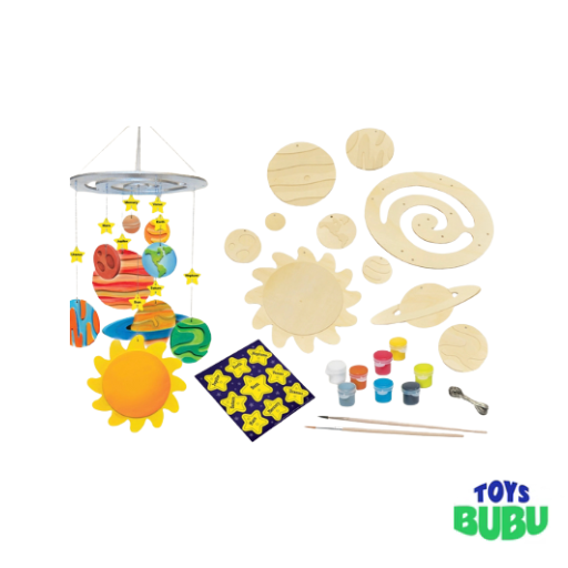 Solar System Mobile Wood Paint Set