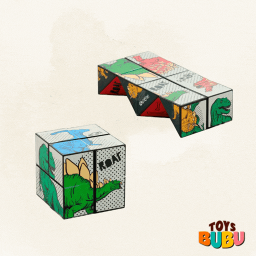Dinosauria Puzzle Cube Toy