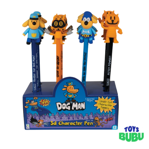 Dog Man Character Pen - Assorted Design