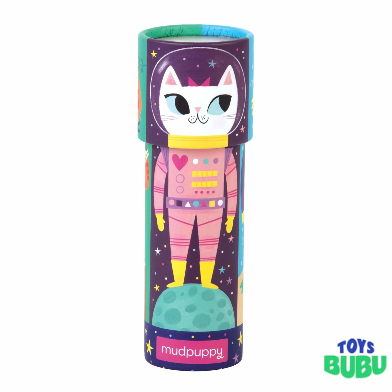 Mudpuppy Adventure Cats Kaleidoscope – Cat-Themed Kaleidoscope Toy for Kids Ages 3+