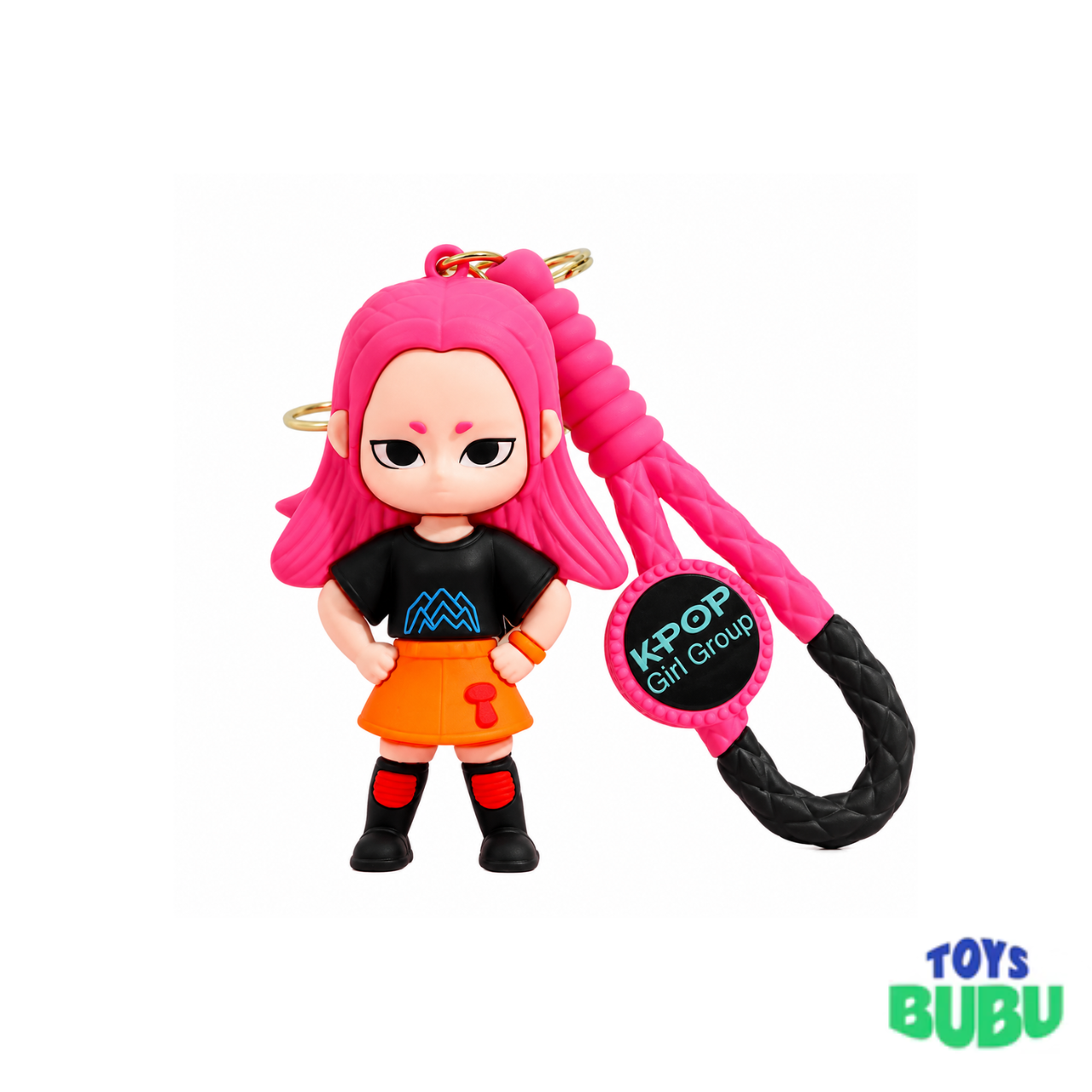 KPop Demon Hunters Silicone Keychain – Sold Individually | Assorted Character Bag Clip