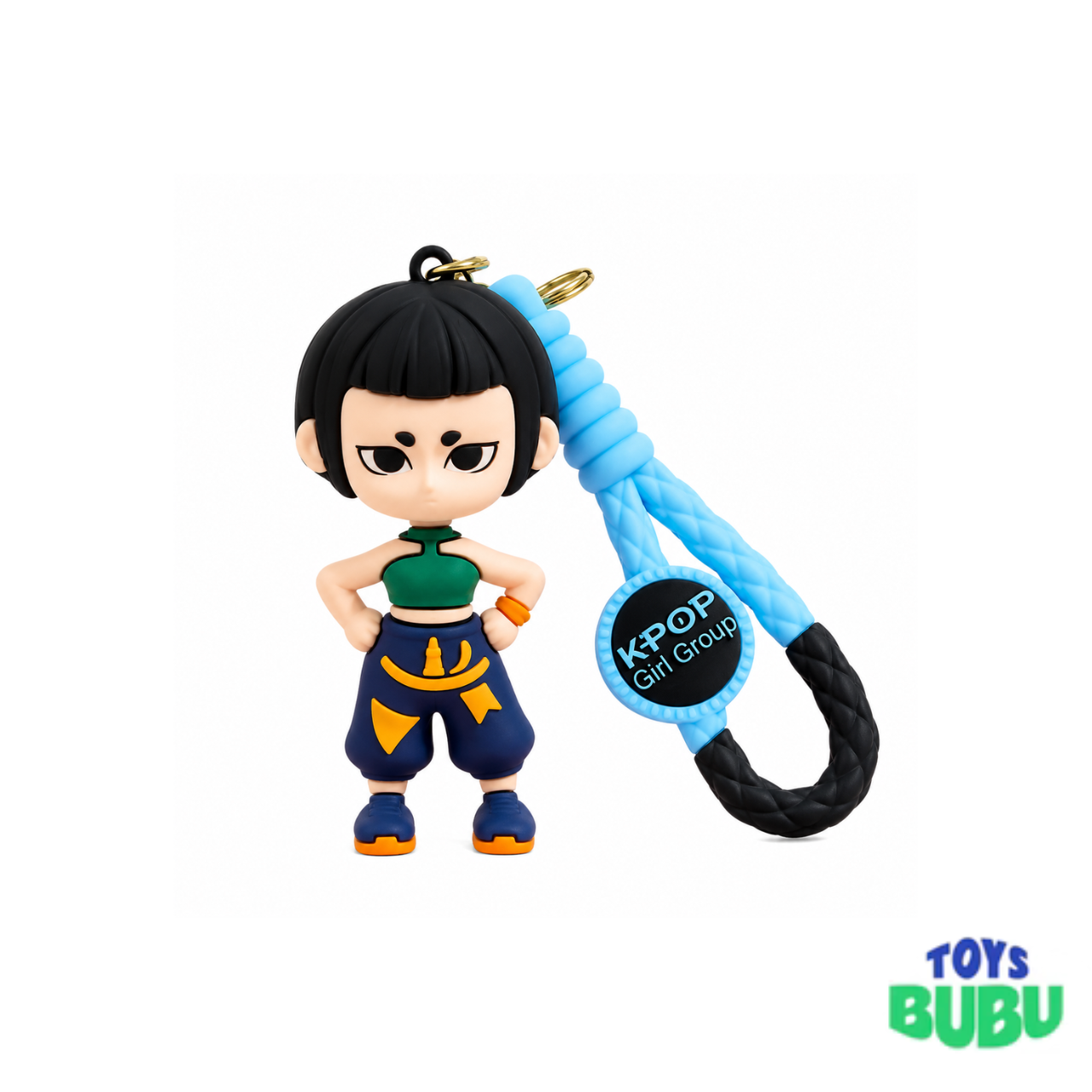 KPop Demon Hunters Silicone Keychain – Sold Individually | Assorted Character Bag Clip
