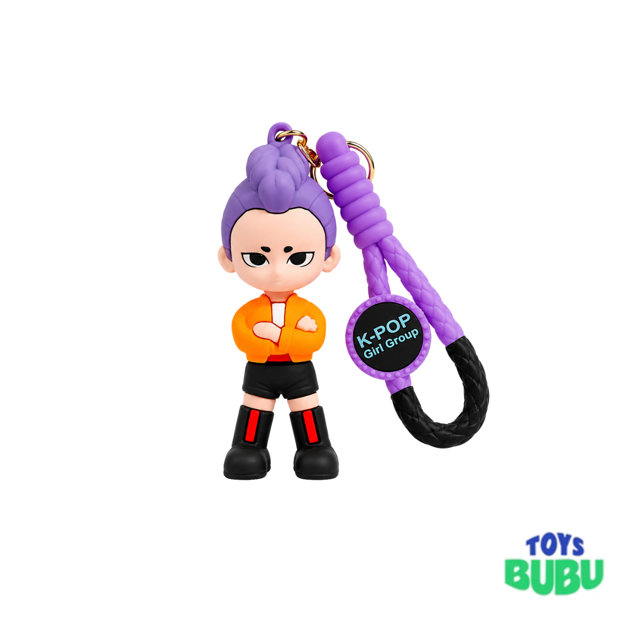 KPop Demon Hunters Silicone Keychain – Sold Individually | Assorted Character Bag Clip