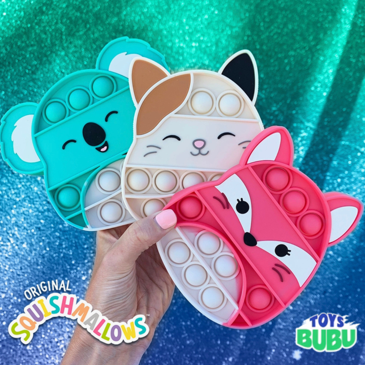 SSquishmallows Mystery Blind Bag Pop It Fidget Toy – Surprise Collectible (1 Mystery Blind Bag)