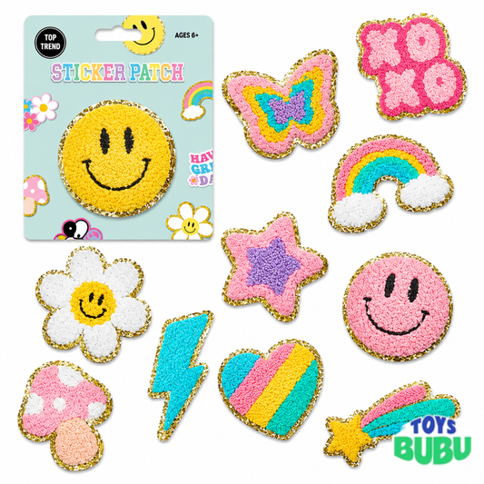 Sticker Patch Assorted – Sold Separately | Peel & Stick Decorative Patch (1 Patch per Pack)