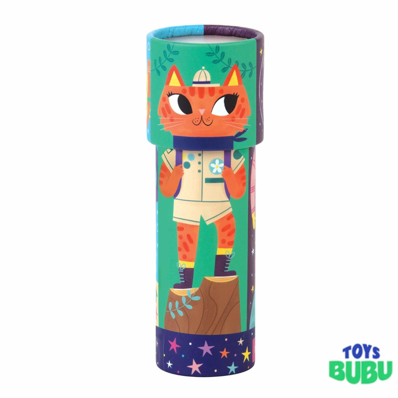 Mudpuppy Adventure Cats Kaleidoscope – Cat-Themed Kaleidoscope Toy for Kids Ages 3+