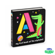 Neon ABC Board Book for Toddlers – Alphabet Learning Book with Die-Cut Letters (Ages 1–4)