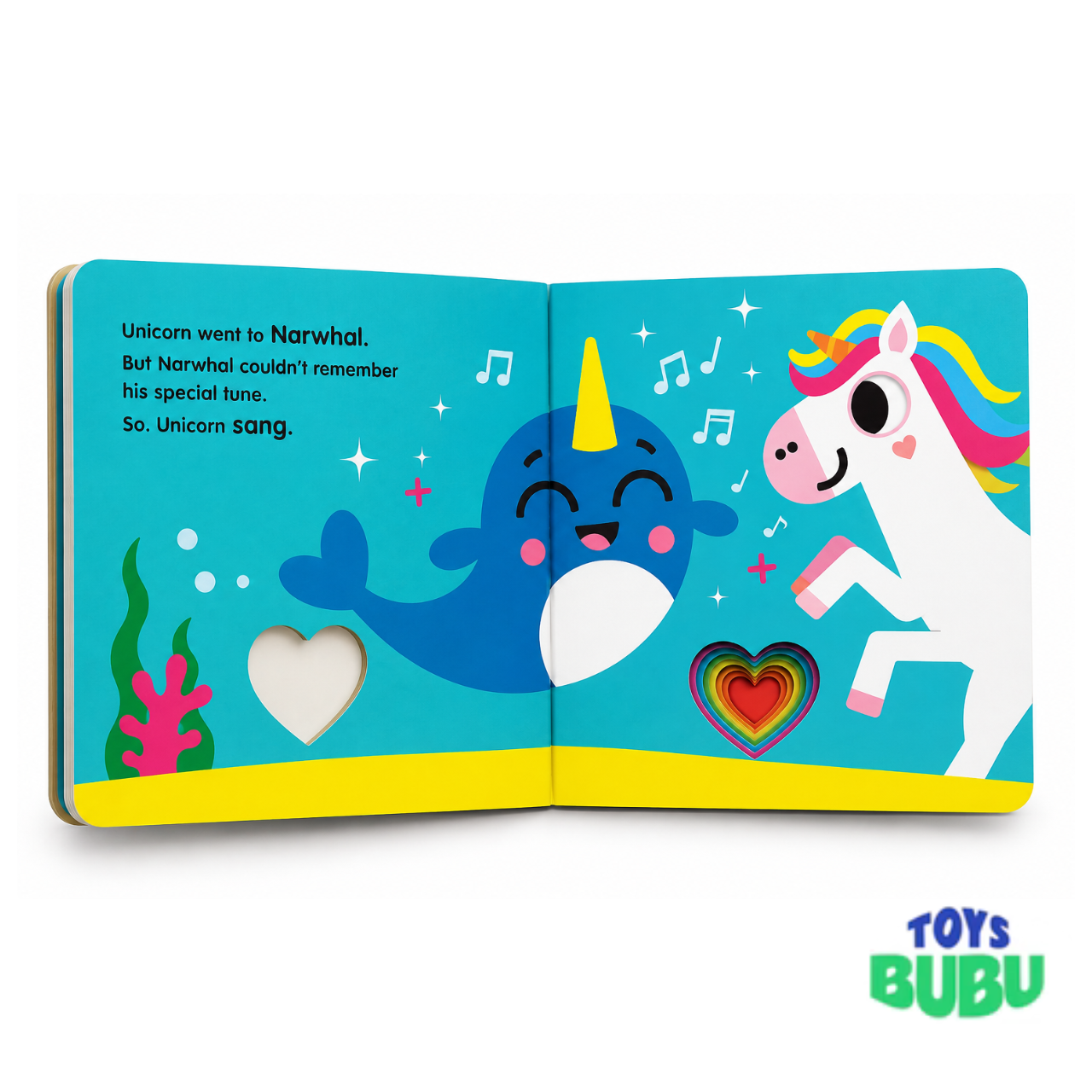 The Kind Unicorn Children's Picture Book – Heart-Shaped Die-Cut Story About Kindness & Empathy