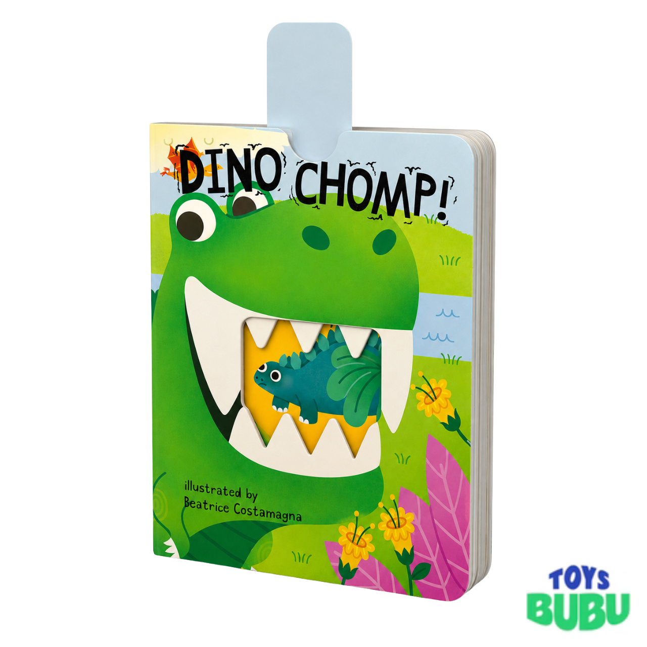 Dino Chomp - Fun Dinosaur Board Book for Toddlers by Little Bee Books