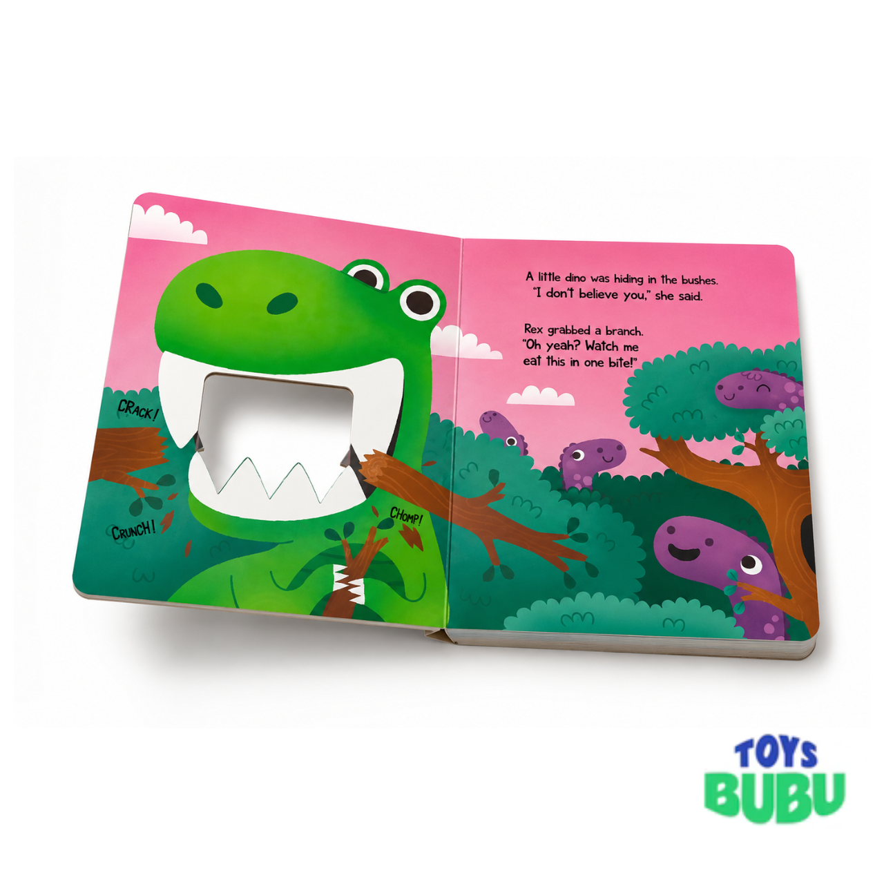 Dino Chomp - Fun Dinosaur Board Book for Toddlers by Little Bee Books