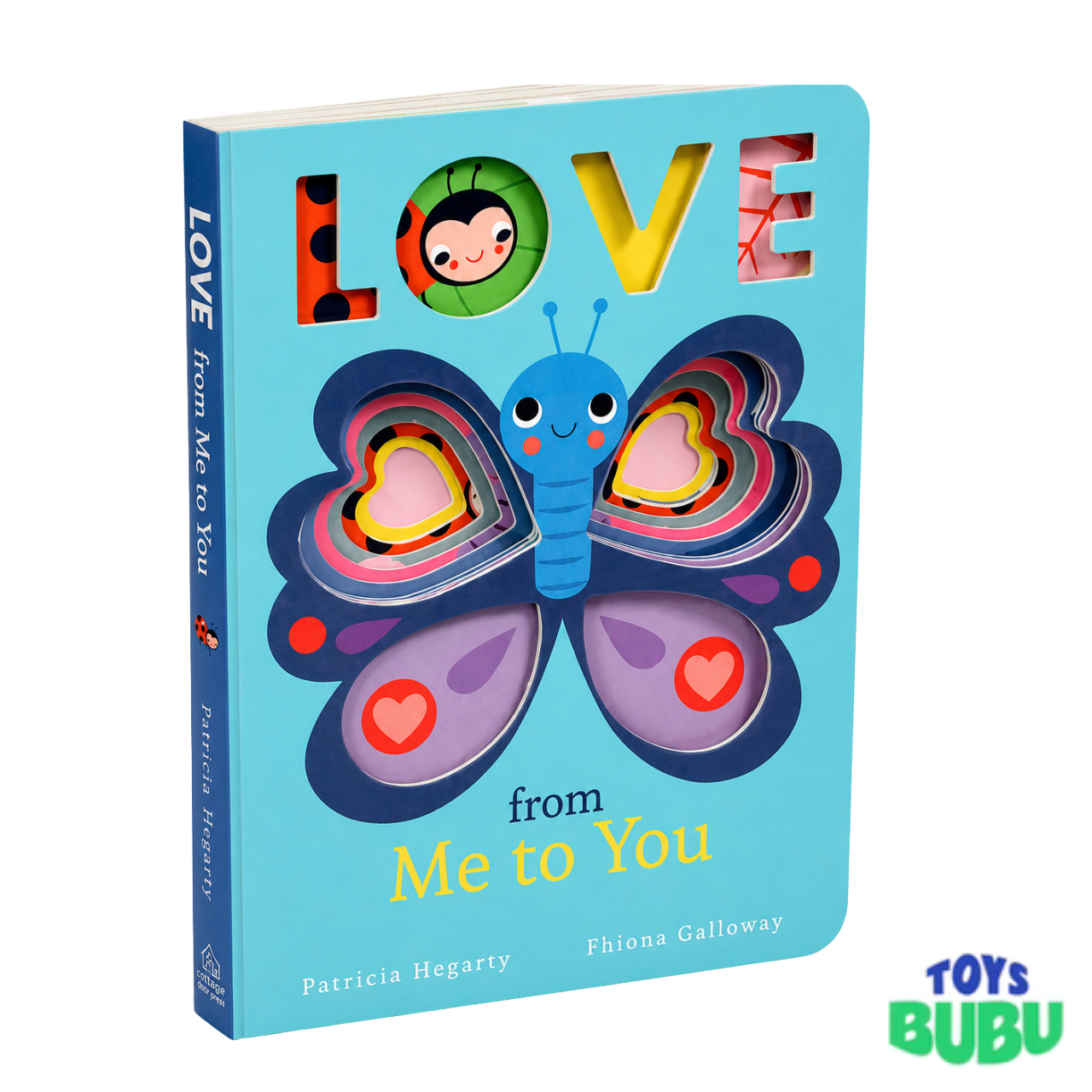 Love from Me to You Board Book – Die-Cut Interactive Storybook for Babies & Toddlers