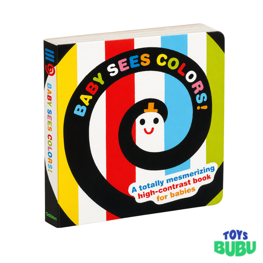 Baby Sees Colors High-Contrast Board Book – Visual Stimulation Book for Newborns & Babies