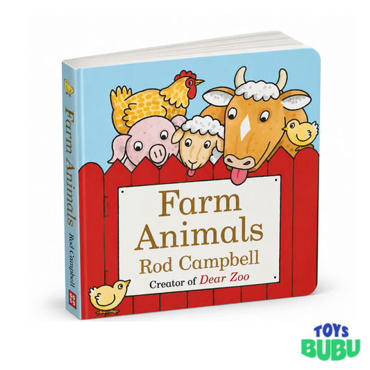 Farm Animals Board Book by Rod Campbell – First Farm Animal Book for Babies & Toddlers