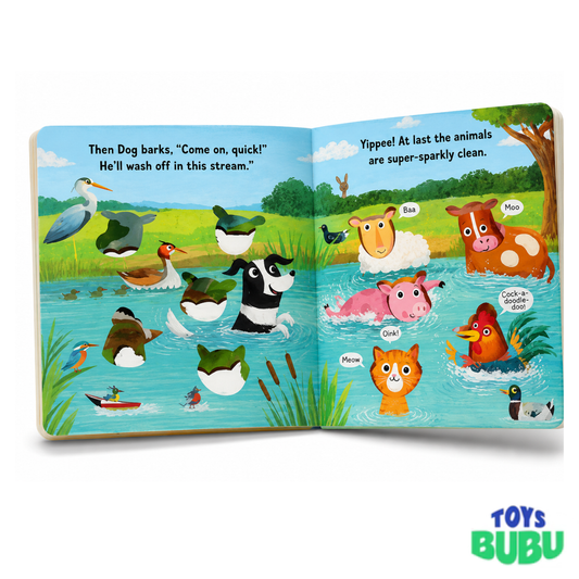 The Very Noisy Farm Squishy Sounds Board Book – Interactive Farm Animal Sound Book for Toddlers